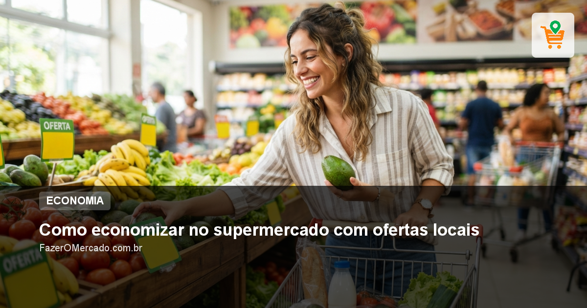 Como economizar no supermercado com ofertas locais