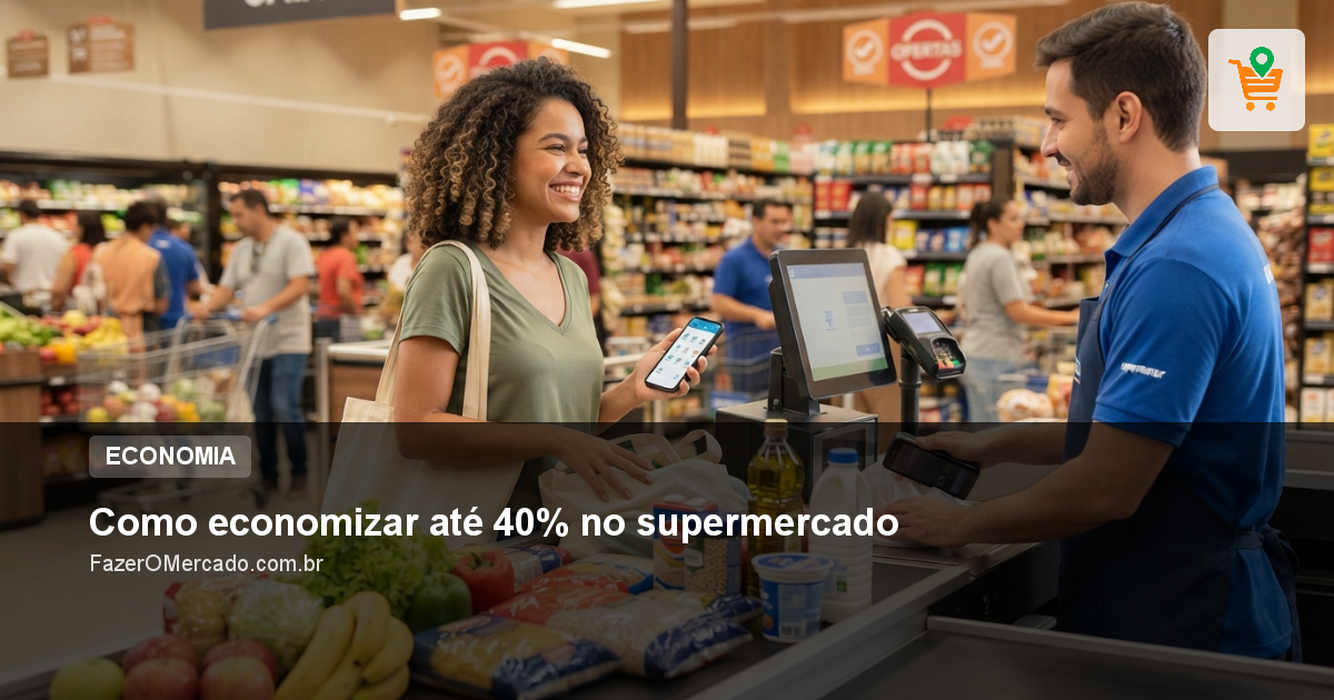 Como economizar até 40% no supermercado