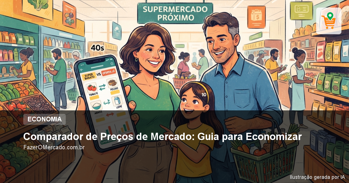 Comparador de Preços de Mercado: Guia para Economizar